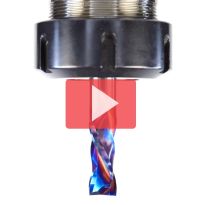 Amana Tool 46188-K CNC Solid Carbide Spektra™ Extreme Tool Life Coated Compression Spiral 1/2 Dia x 1-1/4 x 1/2 Inch Shank