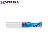 Amana Tool 46193-K CNC Solid Carbide Spektra™ Extreme Tool Life Coated Compression Spiral 1/2 Dia x 1-3/8 x 1/2 Inch Shank