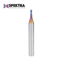 Amana Tool 46244-K Solid Carbide Spektra™ Extreme Tool Life Coated Spiral Plunge 3/32 Dia x 1/4 x 1/4 Inch Shank