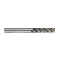 Amana Tool 46262 Solid Carbide CNC Spiral Carbon Graphite & Carbon Fiber Panel Cutting 3/16 Dia x 5/8 x 3/16 Shank x 2 Inch Long Down-Cut Router Bit