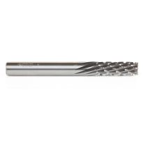 Amana Tool 46266 Solid Carbide CNC Spiral Carbon Graphite & Carbon Fiber Panel Cutting 3/8 Dia x 1-1/8 x 3/8 Shank x 3-1/2 Inch Long Down-Cut Router Bit