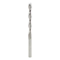Amana Tool 46272 Solid Carbide CNC Foam Up-Cut Cutting Square End Spiral 1/4 Dia x 2-1/4 x 1/4 Shank x 2-1/2 Inch Long Router Bit