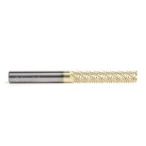 Amana Tool 46305 CNC Solid Carbide ZrN Coated Honeycomb Cutting Hogger 3/8 Dia x 2 x 3/8 Shank x 4 Inch Long x 8-Flute