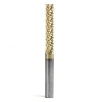 Amana Tool 46305 CNC Solid Carbide ZrN Coated Honeycomb Cutting Hogger 3/8 Dia x 2 x 3/8 Shank x 4 Inch Long x 8-Flute