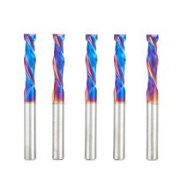 Amana Tool 46350-K-5 5-Pack CNC Solid Carbide Spektra™ Extreme Tool Life Coated Mortise Compression Spiral 1/4 Dia x 1 Inch x 1/4 Shank