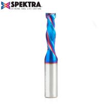 Amana Tool 46352-K CNC Solid Carbide Spektra™ Extreme Tool Life Coated Mortise Compression Spiral 3/8 Dia x 1-1/4 Inch x 1/2 Shank