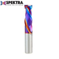 Amana Tool 46354-K CNC Solid Carbide Spektra™ Extreme Tool Life Coated Mortise Compression Spiral 1/2 Dia x 1-1/4 Inch x 1/2 Shank