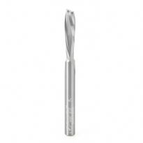 Amana Tool 46365 Solid Carbide Spiral Plunge for Solid Wood 1/4 Dia x 1-1/8 x 1/4 Inch Shank Down-Cut