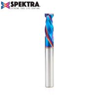 Amana Tool 46367-K CNC Solid Carbide Spektra™ Extreme Tool Life Coated Mortise Compression Spiral 3/8 Dia x 7/8 Inch x 3/8 Shank