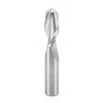 Amana Tool 46380 Solid Carbide Up-Cut Ball Nose Spiral 1/2 Dia x 1-1/4 x 1/2 Inch Shank Router Bit