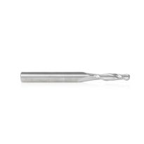Amana Tool 46450 Solid Carbide Up-Cut Spiral Ball Nose 3/32 Radius x 3/16 Dia x 3/4 x 1/4 Shank x 2-1/2 Inch Long x 2 Flute Router Bit