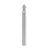 Amana Tool 46475 Solid Carbide Down-Cut Ball Nose Spiral 1/4 Dia x 3/8 Inch x 1/4 Shank Router Bit
