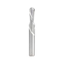 Amana Tool 46478 Solid Carbide Down-Cut Ball Nose Spiral 3/8 Dia x 1-1/4 Inch x 3/8 Shank Router Bit