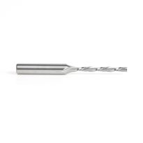 Amana Tool 46564 Solid Carbide CNC Foam Cutting Down-Cut Square End Spiral 1/8 Dia x 1-1/8 x 1/4 Shank x 2-1/2 Inch Long Router Bit