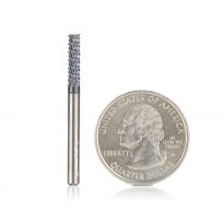 Amana Tool 48050-B High Performance Solid Carbide Fiberglass and Composite Cutting 1/8 Dia x 1/2 x 1/8 Shank AlTiN Coated Burr End Router Bit