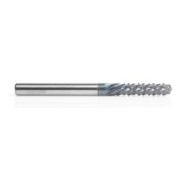 Amana Tool 48050-D High Performance Solid Carbide Fiberglass and Composite Cutting 1/8 Dia x 1/2 x 1/8 Shank AlTiN Coated Drill End Router Bit