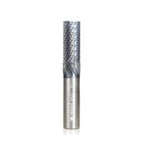 Amana Tool 48058-B High Performance Solid Carbide Fiberglass and Composite Cutting 1/2 Dia x 1-1/8 x 1/2 Shank AlTiN Coated Burr End Router Bit