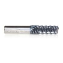 Amana Tool 48058-E High Performance Solid Carbide Fiberglass and Composite Cutting 1/2 Dia x 1-1/8 x 1/2 Shank AlTiN Coated Mill End Router Bit