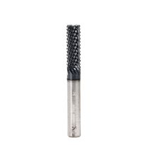 Amana Tool 48063-B High Performance Solid Carbide Fiberglass and Composite Cutting 8mm Dia x 25mm x 8mm Shank AlTiN Coated Burr End Router Bit