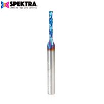 Amana Tool 48302-K CNC Solid Carbide Spektra™ Extreme Tool Life Coated Compression Spiral 3mm Dia x 20mm x 6mm Shank
