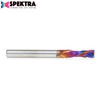 Amana Tool 48304-K CNC Solid Carbide Spektra™ Extreme Tool Life Coated Compression Spiral 6mm Dia x 20mm x 6mm Shank