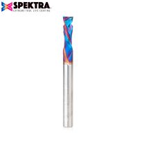 Amana Tool 48304-K CNC Solid Carbide Spektra™ Extreme Tool Life Coated Compression Spiral 6mm Dia x 20mm x 6mm Shank