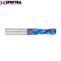 Amana Tool 48306-K CNC Solid Carbide Spektra™ Extreme Tool Life Coated Compression Spiral 8mm Dia x 25mm x 8mm Shank