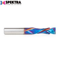 Amana Tool 48312-K CNC Solid Carbide Spektra™ Extreme Tool Life Coated Compression Spiral 10mm Dia x 32mm x 10mm Shank