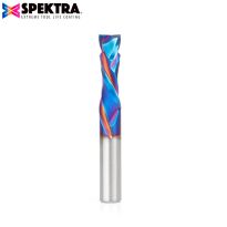 Amana Tool 48312-K CNC Solid Carbide Spektra™ Extreme Tool Life Coated Compression Spiral 10mm Dia x 32mm x 10mm Shank