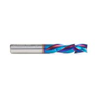 Amana Tool 48323-K-M CNC Solid Carbide Spektra™ Extreme Tool Life Coated Compression Spiral 3 Flute x 8mm Dia x 25mm x 8mm Shank