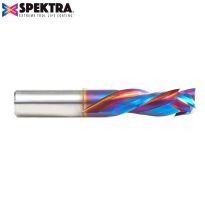 Amana Tool 48324-K CNC Solid Carbide Spektra™ Extreme Tool Life Coated Compression Spiral 12mm Dia x 32mm x 12mm Shank