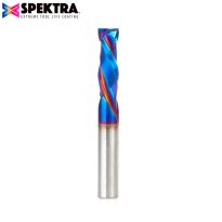 Amana Tool 48352-K CNC Solid Carbide Spektra™ Extreme Tool Life Coated Mortise Compression Spiral 8mm Dia x 25mm x 8mm Shank