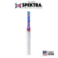 Amana Tool 48353-K CNC Solid Carbide Spektra™ Extreme Tool Life Coated Mortise Compression Spiral 3/16 Dia x 1 Inch x 1/4 Shank