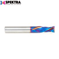 Amana Tool 48354-K CNC Solid Carbide Spektra™ Extreme Tool Life Coated Mortise Compression Spiral 10mm Dia x 22mm x 10mm Shank