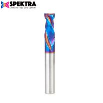 Amana Tool 48354-K CNC Solid Carbide Spektra™ Extreme Tool Life Coated Mortise Compression Spiral 10mm Dia x 22mm x 10mm Shank