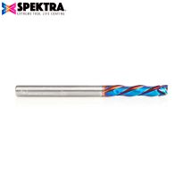 Amana Tool 48358-K CNC Solid Carbide Spektra™ Extreme Tool Life Coated Mortise Compression Spiral 6mm Dia x 25mm x 6mm Shank