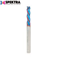 Amana Tool 48358-K CNC Solid Carbide Spektra™ Extreme Tool Life Coated Mortise Compression Spiral 6mm Dia x 25mm x 6mm Shank