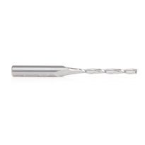 Amana Tool 48442 Solid Carbide CNC Foam Cutting Up-Cut Square End Spiral 3mm Dia x 28mm x 6mm Shank x 64mm Long Router Bit