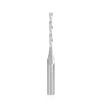 Amana Tool 48442 Solid Carbide CNC Foam Cutting Up-Cut Square End Spiral 3mm Dia x 28mm x 6mm Shank x 64mm Long Router Bit