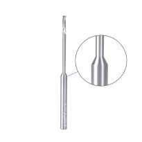 Amana Tool 48461 Solid Carbide CNC Foam Cutting Up-Cut Square End 3 Flute Spiral 1/8 Dia x 1/2 x 1/4 Shank x 4 Inch Long Router Bit with Extra-Long Reduced Shank