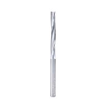 Amana Tool 48462 Solid Carbide CNC Foam Cutting Up-Cut Square End 3 Flute Spiral 1/4 Dia x 2 x 1/4 Shank x 4 Inch Long Router Bit