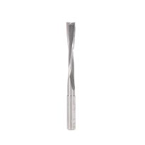 Amana Tool 48468 Solid Carbide CNC Foam Cutting Up-Cut Square End Spiral 1/4 Dia x 1-1/2 x 1/4 Shank x 3 Inch Long Router Bit with Slow Helix