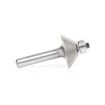 Amana Tool 49401 Carbide Tipped Chamfer 45 Degree x 1 Dia x 5/16 x 1/4 Inch Shank
