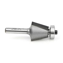 Amana Tool 49408 Carbide Tipped Chamfer 15 Degree x 7/8 Dia x 3/4 x 1/4 Inch Shank