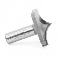 Amana Tool 49570 Carbide Tipped Plunge Ovolo with Center Pt 23/32 Radius x 1-3/4 Dia x 23/32 x 1/2 Inch Shank