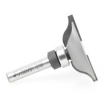 Amana Tool 49666 Carbide Tipped Ogee Rail 1-19/32 Dia x 3/8 x 11/32 Radius x 1/4 Inch Shank