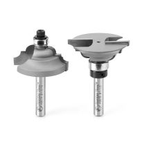 Amana Tool 49677 Carbide Tipped 2-Piece Classical Stile and Rail 1/4 Inch Shank Set