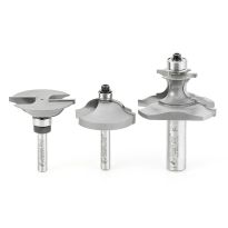 Amana Tool 49680 3-Piece Carbide Tipped Ogee Wainscott Wall Panel Set