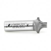 Amana Tool 49700 Carbide Tipped Plunging Round Over 1/4 Radius x 3/4 Dia x 1/2 x 1/2 Inch Shank