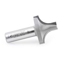 Amana Tool 49706 Carbide Tipped Plunging Round Over 1/2 Radius x 1-3/8 Dia x 1 Inch x 1/2 Shank